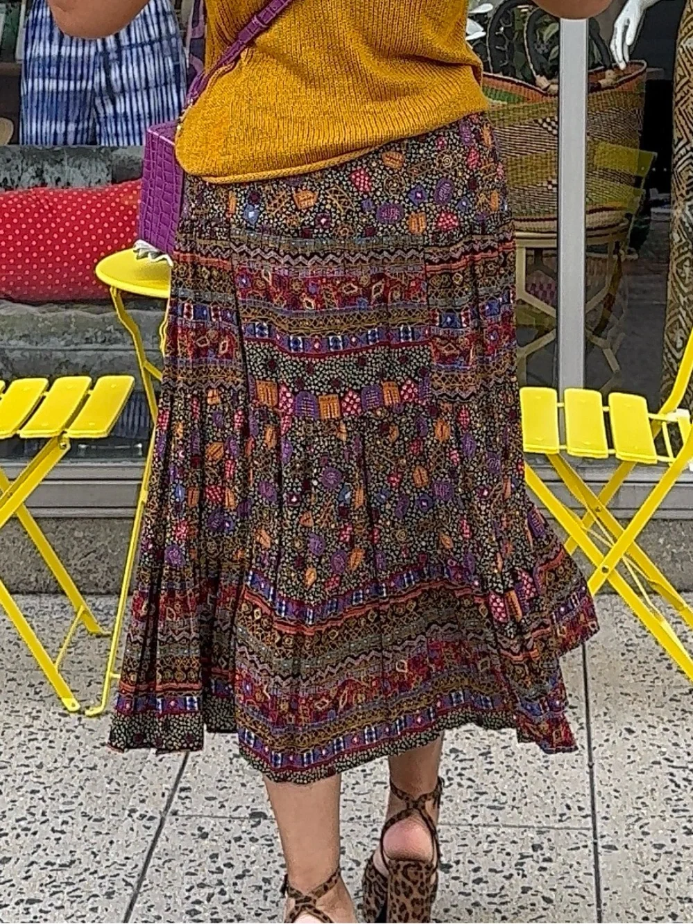 VINTAGE STATEMENT MAXI SKIRT